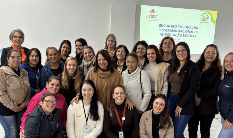 Nutricionista da rede escolar de São Cristóvão do Sul participa de Capacitação Regional sobre Alimentação Escolar